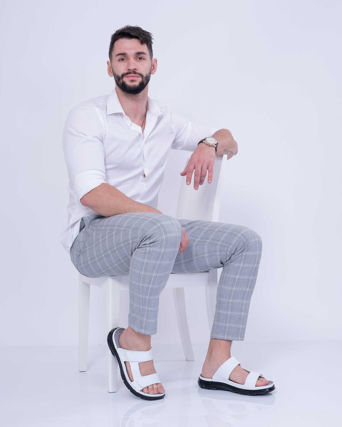 نعال إسفنجية مخملية للرجال 154685