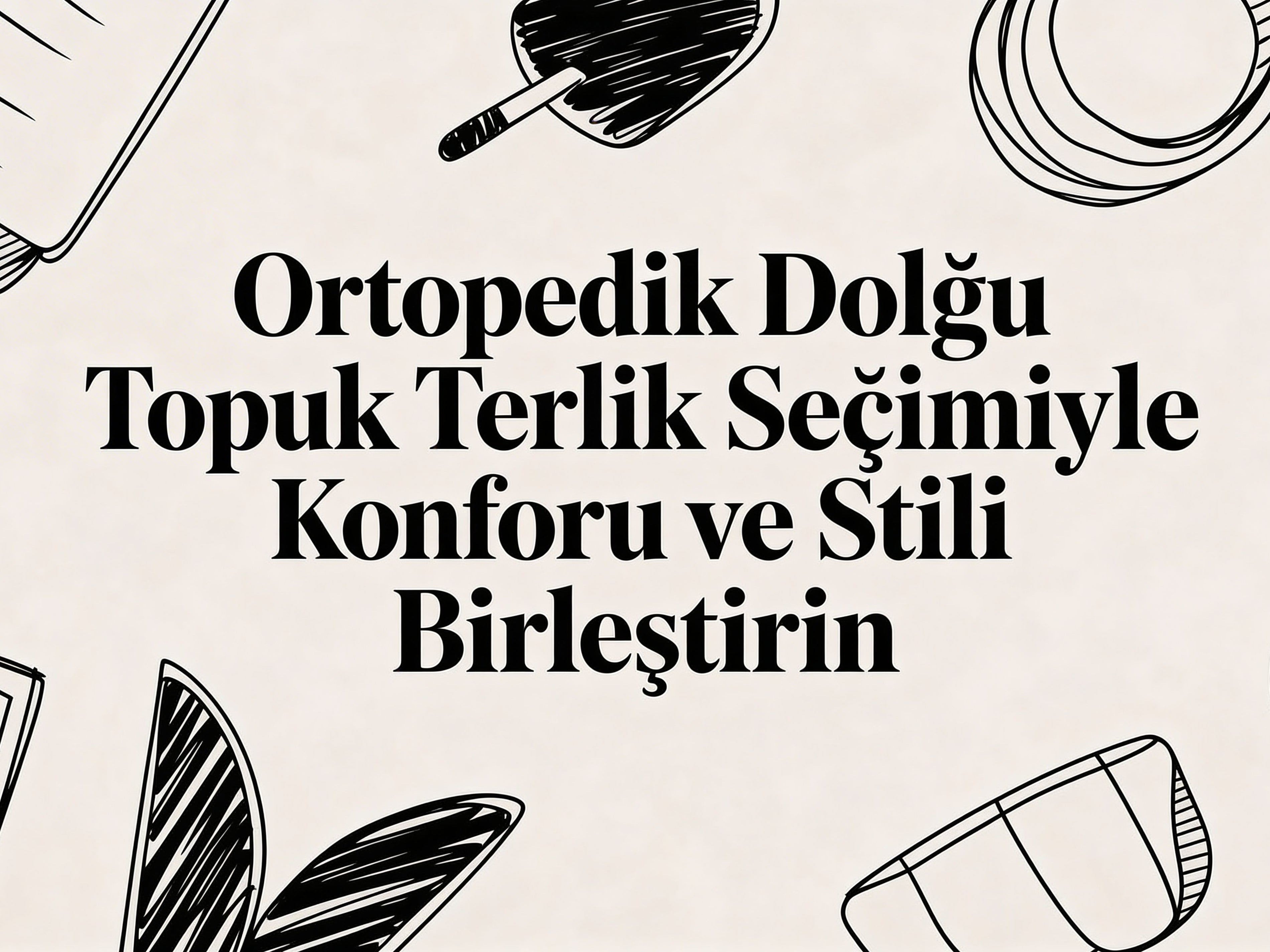 Ortopedik dolgu topuk terlik seçimiyle konforu ve stili birleştirin