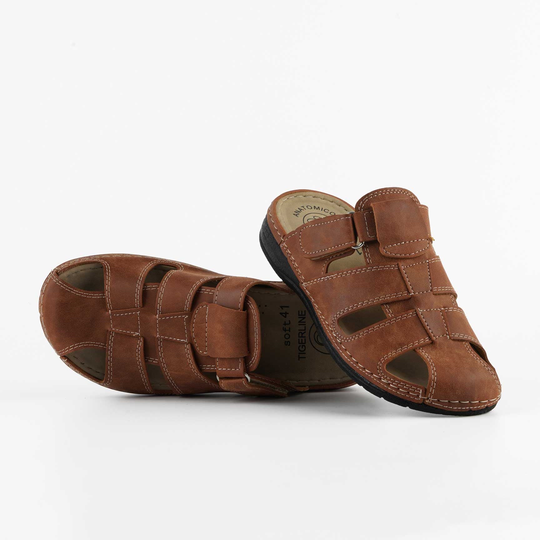 Plush Memory Foam Slippers Men 154133