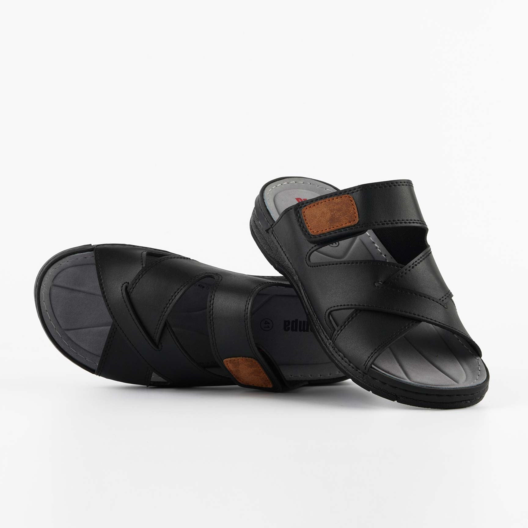 Plush Memory Foam Outdoor Slippers Men 154667