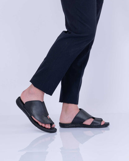 Erkek Terlik - Hakiki Deri, Yumuşak Taban 670003