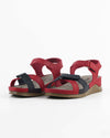 Red-Dark Navy : Synthetic Nubuck